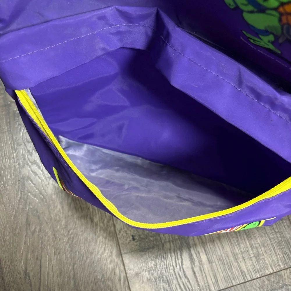 Imaginings 3 TMNT Backpack Kids OS Purple Good 1989 Vintage Ninja Turtles Bag